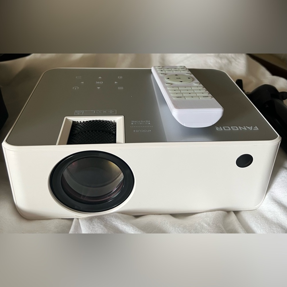 1080P HD Projector, WiFi Projector Bluetooth Projector, FANGOR 230" Portable